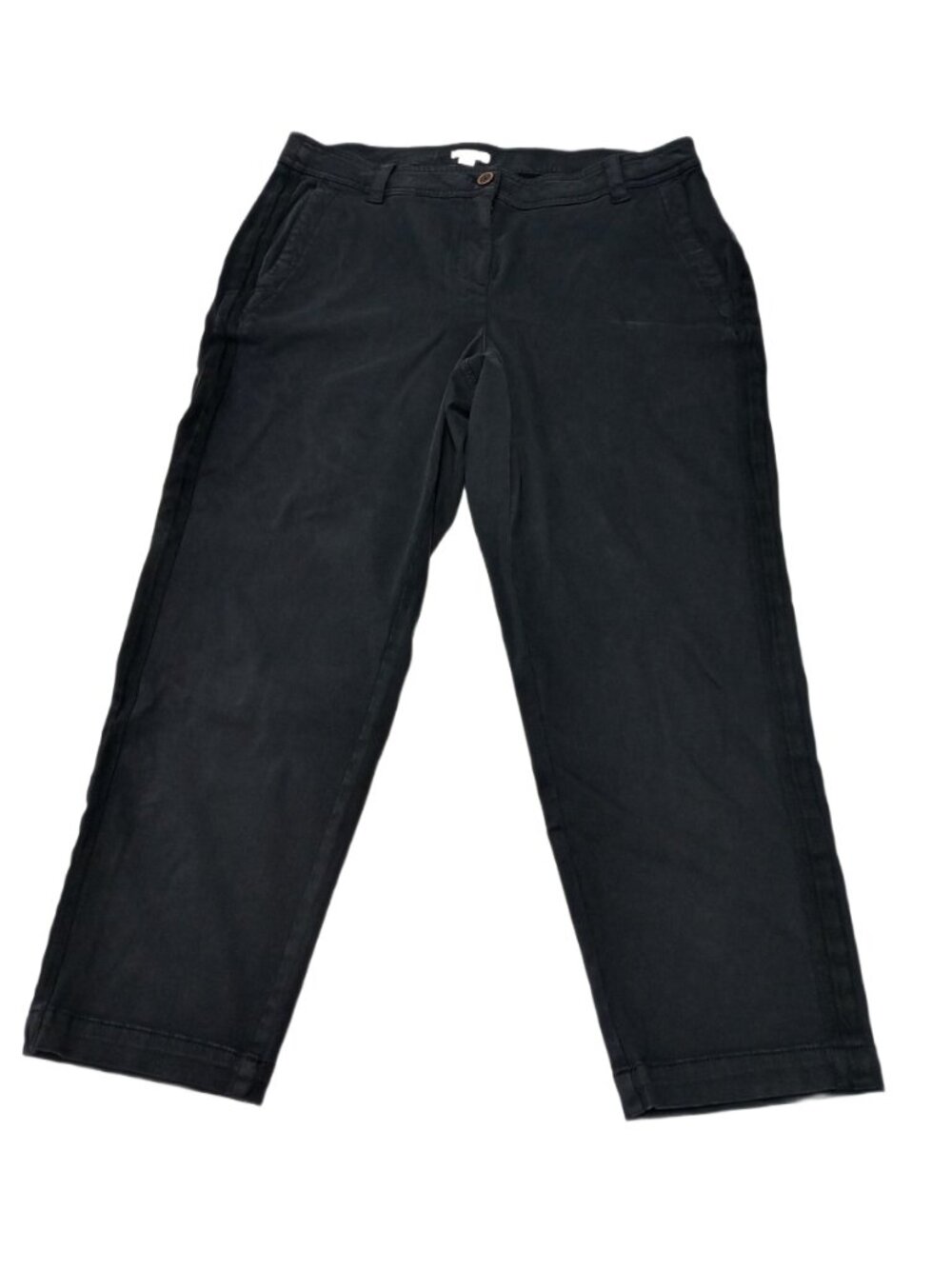 J.Jill Side Tuxedo Stripe Chino Straight Leg Ankle Pants Women's Size 15